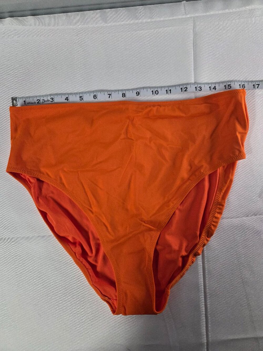 Amazon Essentials Orange Bikini Bottom XXL Women’s High Waist Swim Bottom